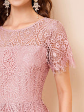 Load image into Gallery viewer, Tie Back Solid Lace Dress
